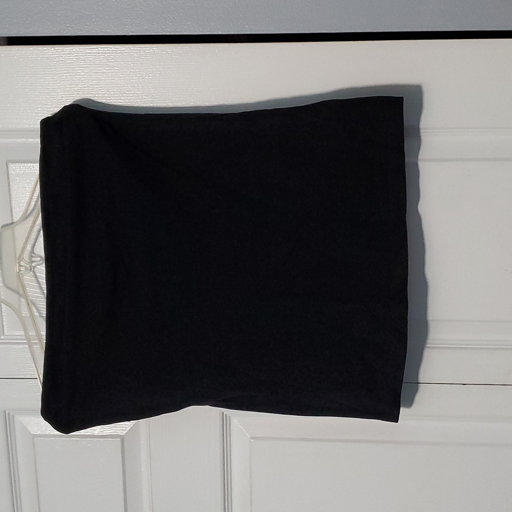 Black Bandeau top